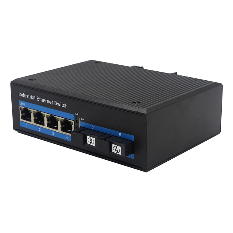 工業(yè)級百兆2光4電以太網交換機 OX-206-2S4T系列