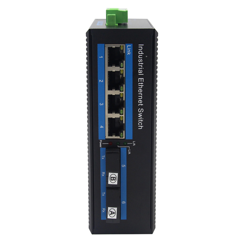 工業(yè)級百兆2光4電以太網交換機 OX-206-2S4T系列