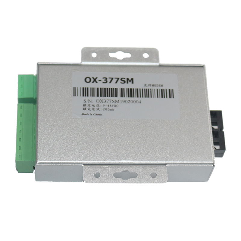 工業(yè)級RS232/RS422/RS485轉(zhuǎn)光纖轉(zhuǎn)換器 OX-377SM