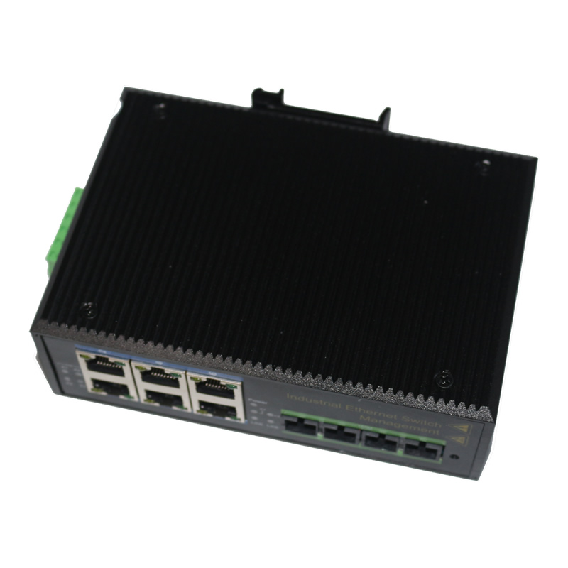 工業(yè)級百兆2光6電網管型以太網交換機 歐鑫通OX-508-2S6T-SC20
