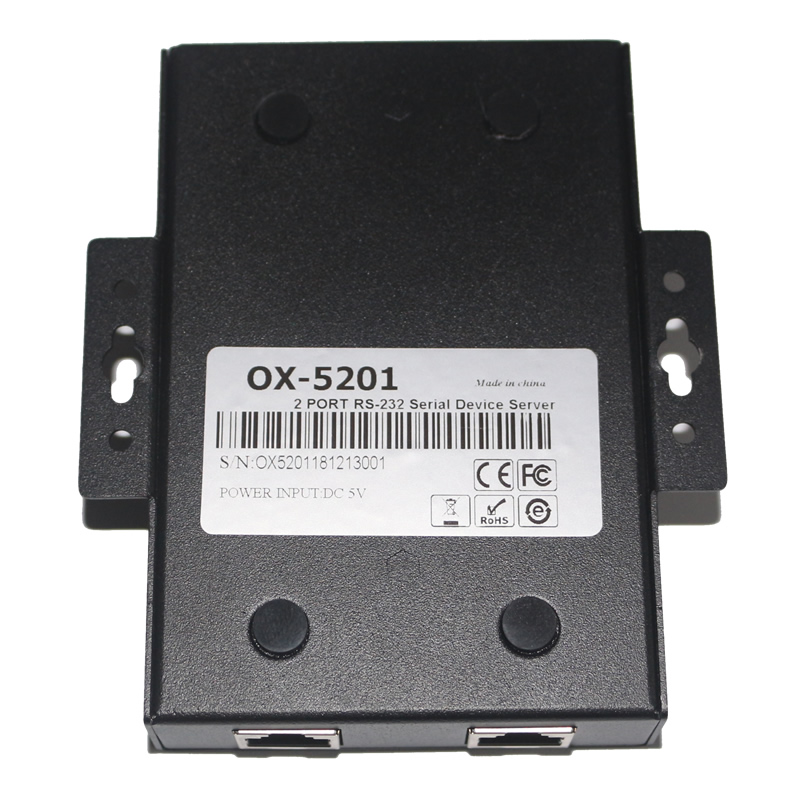 2口RS232轉(zhuǎn)TCP/IP串口服務(wù)器 OX-5201