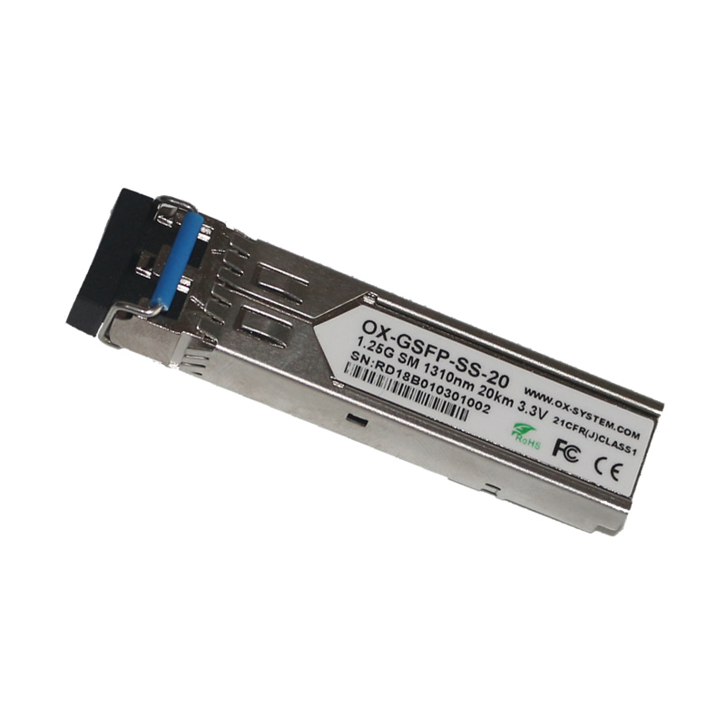 工業(yè)級(jí)千兆SFP單模光纖模塊 OX-GSFP-SS-20