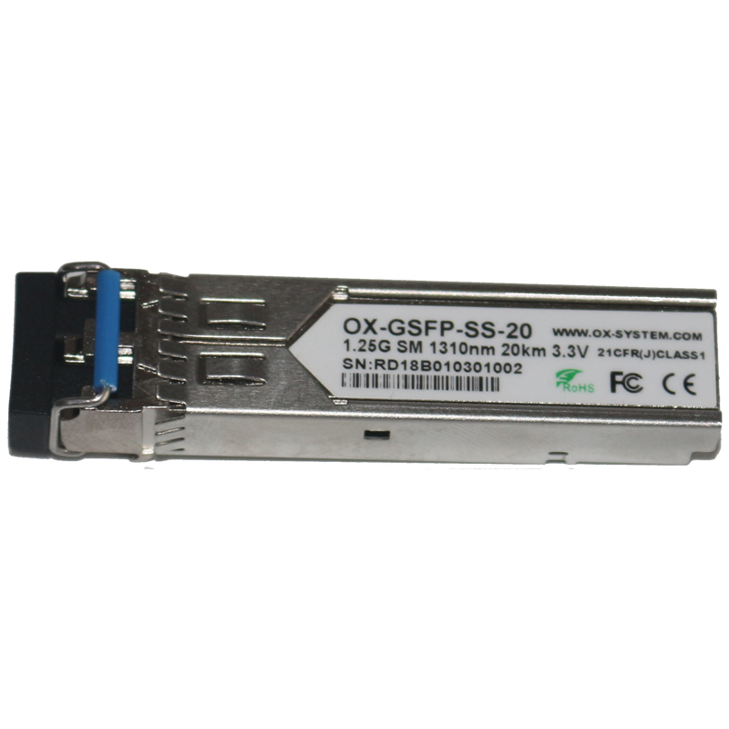 工業(yè)級(jí)千兆SFP單模光纖模塊 OX-GSFP-SS-20