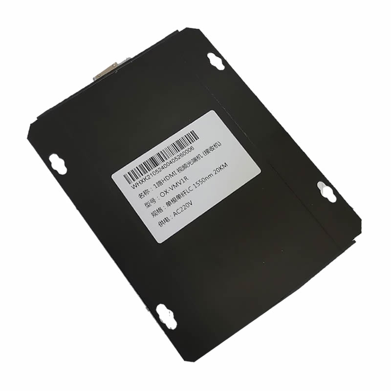 1路非壓縮4K HDMI光端機 OX-VMV1T/R